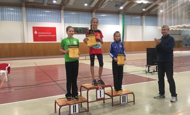 Hallen-Stadtmeisterschaften: Gold und Bronze für  Amalia Reusse
