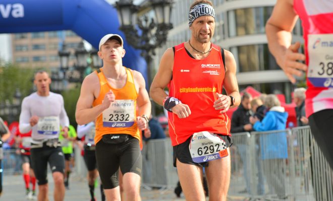 Frankfurt-Marathon mit Martin Giebe